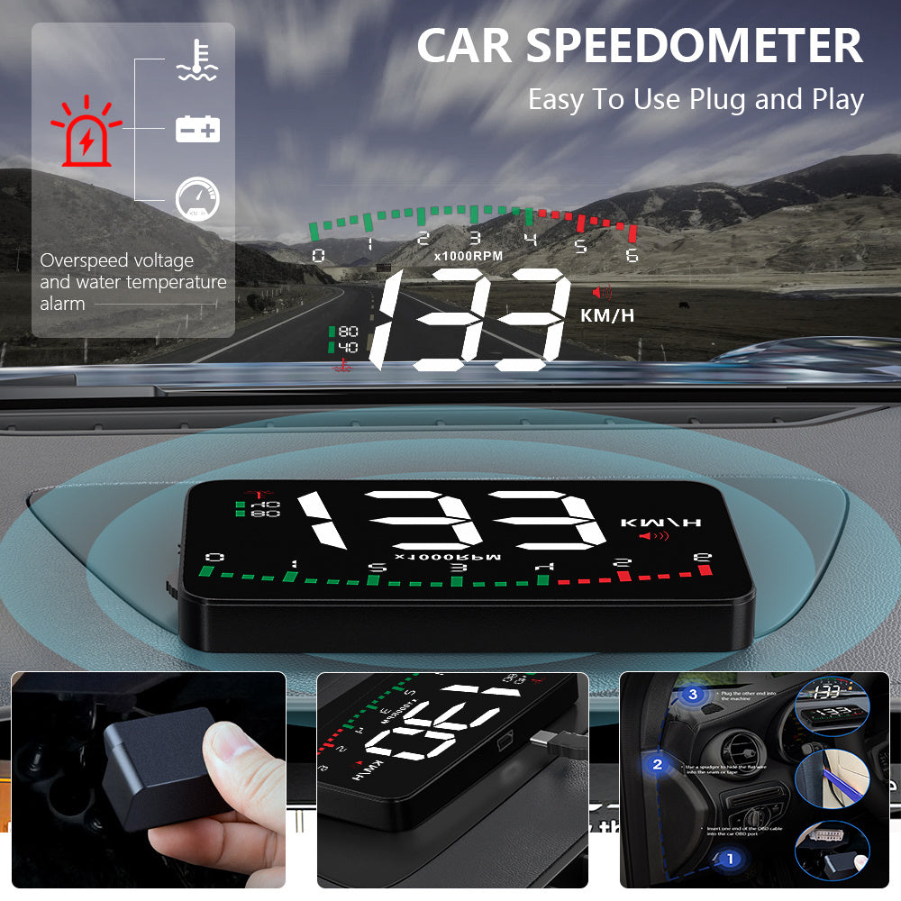 Automotive High-Definition Speed Projector Display