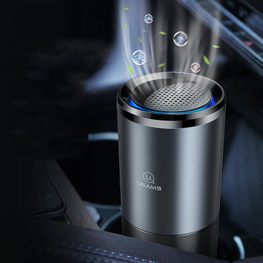 Aluminum Alloy Car Air Purifier Ionizer