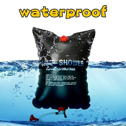 Portable Compact Solar Camping Shower - 20L