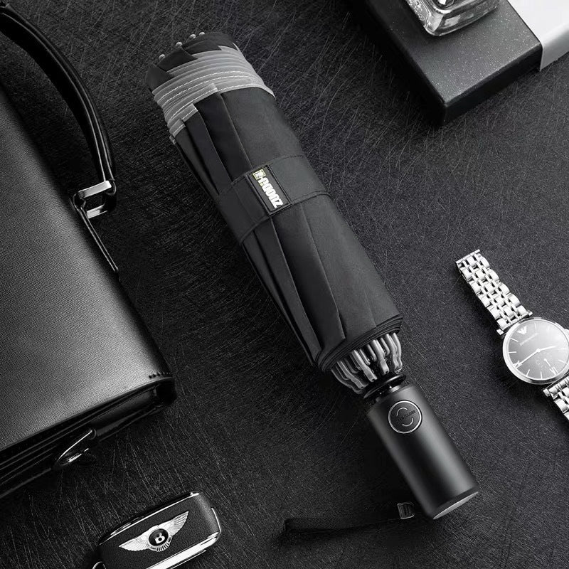 LED Flashlight Folding Umbrella