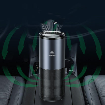 Aluminum Alloy Car Air Purifier Ionizer