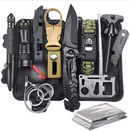 14-in-1 Outdoor Emergency Survival Gear Kit