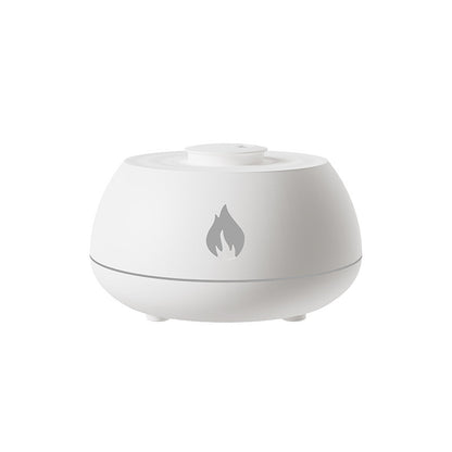 Flame Humidifier Aromatherapy Diffuser with 7-Color Light