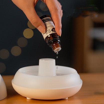 Flame Humidifier Aromatherapy Diffuser with 7-Color Light