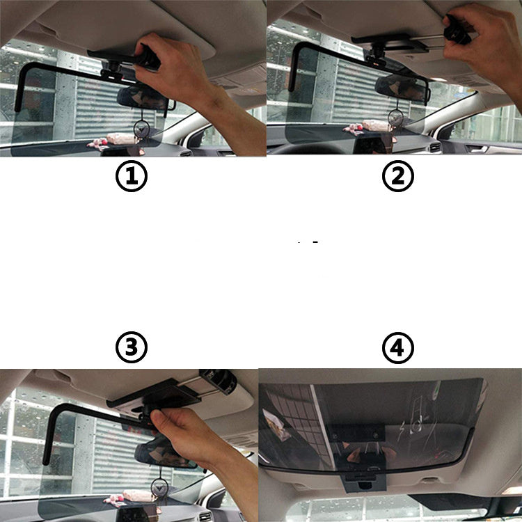 Polarized Car Sun Visor for Clear View, Anti-glare, UV Protection