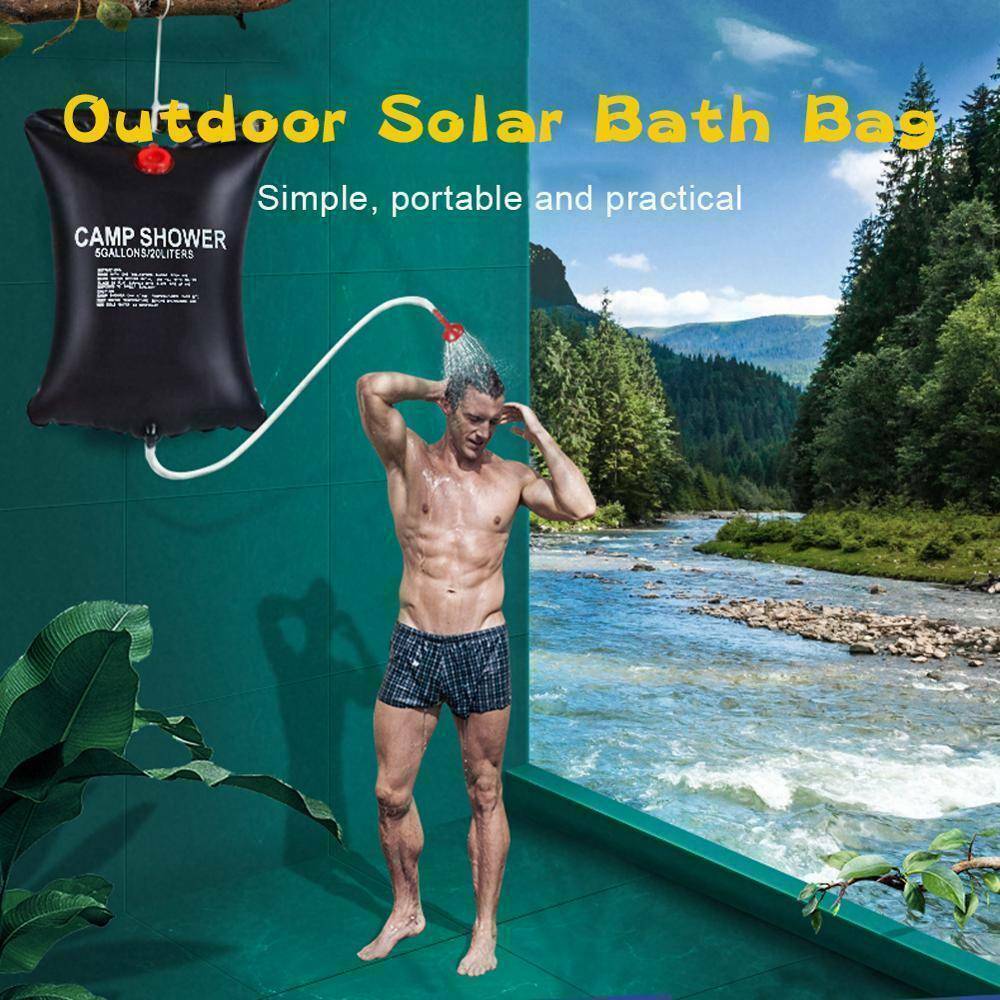 Portable Compact Solar Camping Shower - 20L